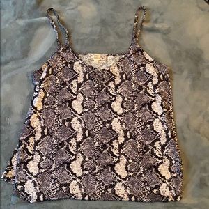 Snakeskin Tank Top